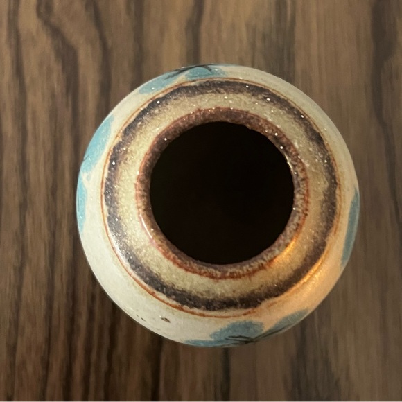 Small Painted Pottery Vase - Picture 3 of 12